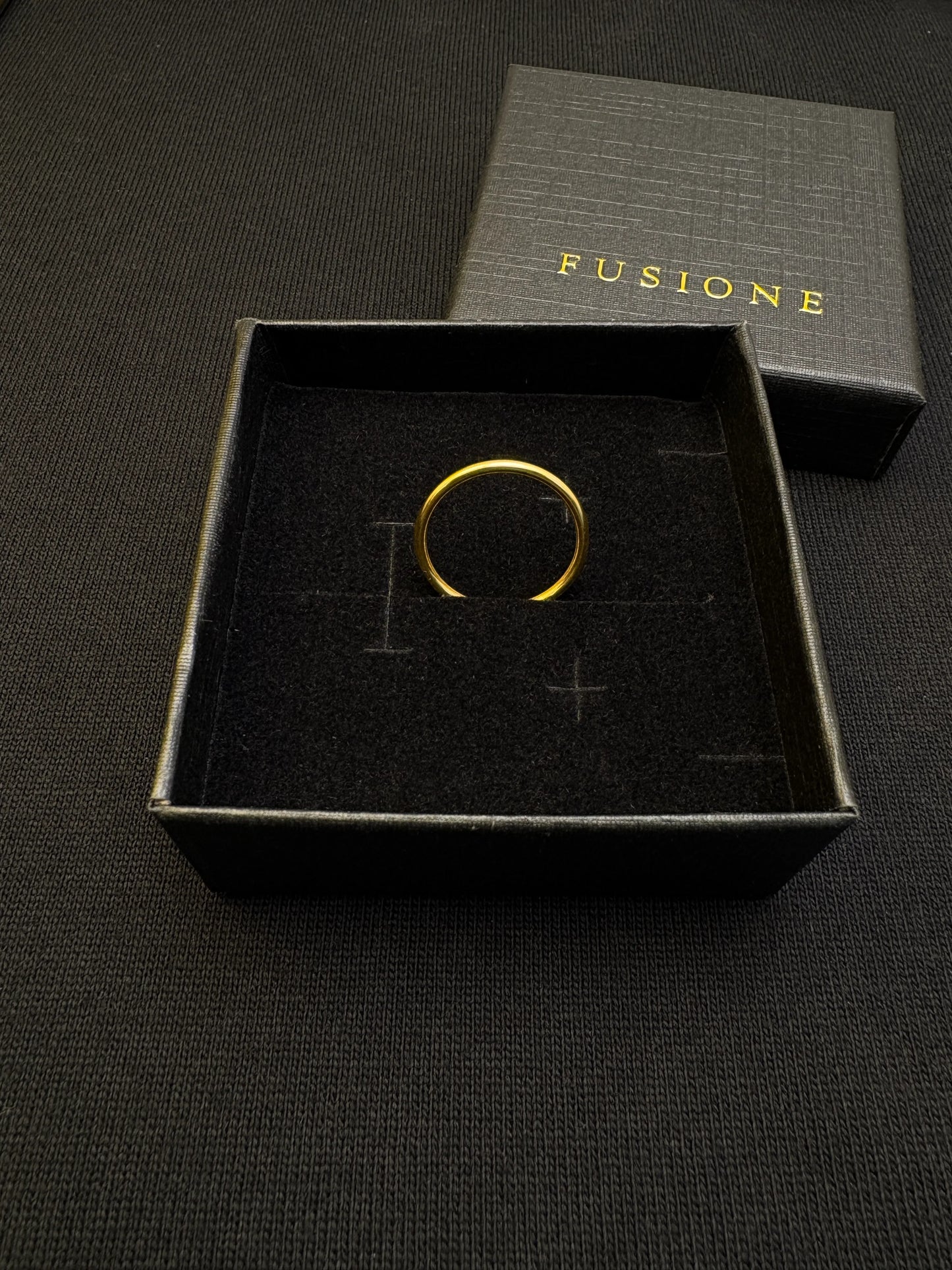 Minimalist 24k solid gold ring,Lasting Value,3D hard gold technology