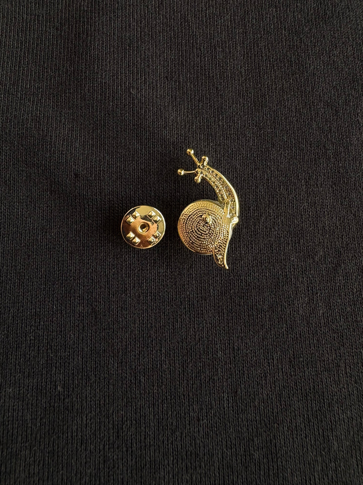 Snail brooch