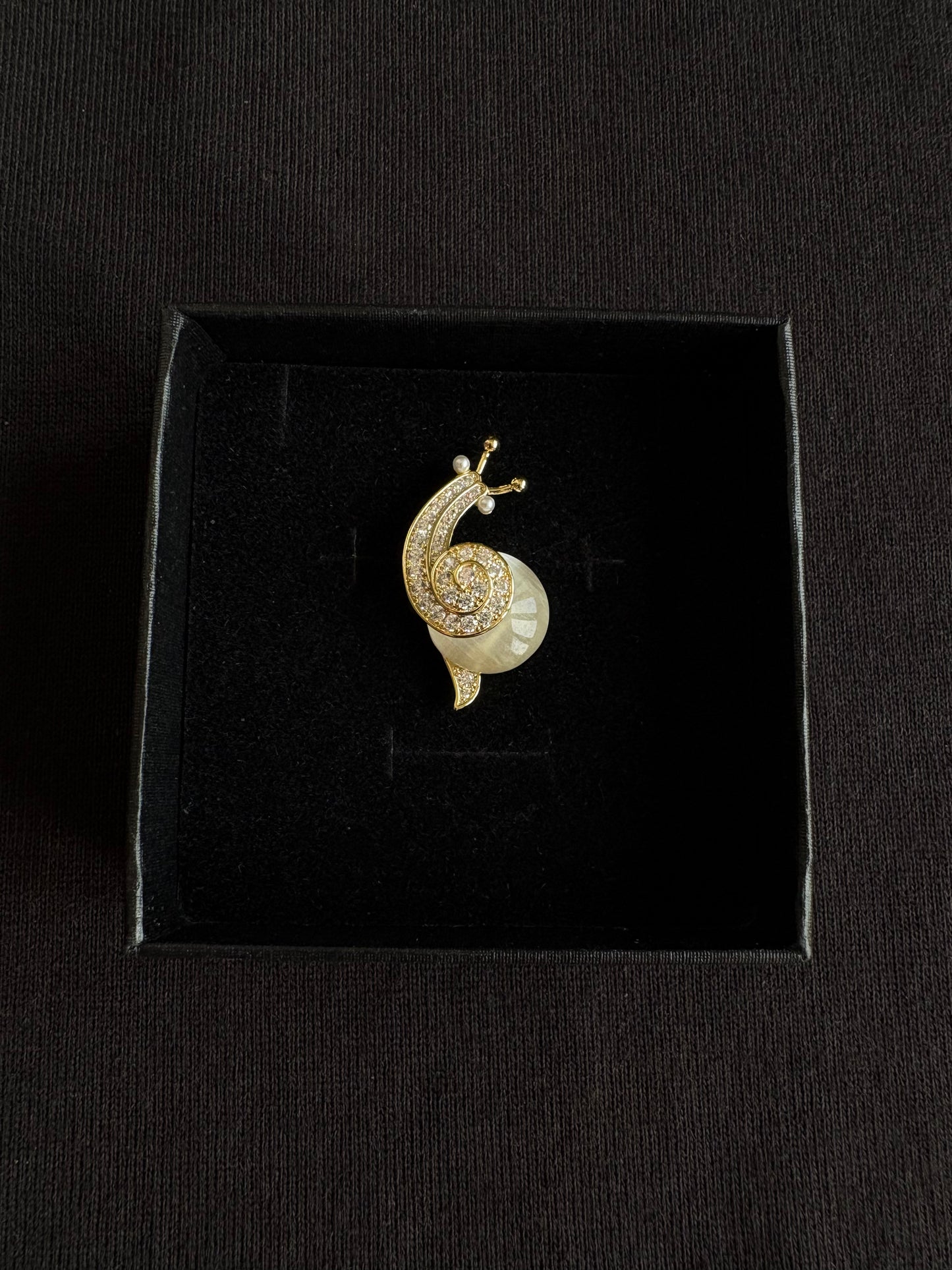 Snail brooch
