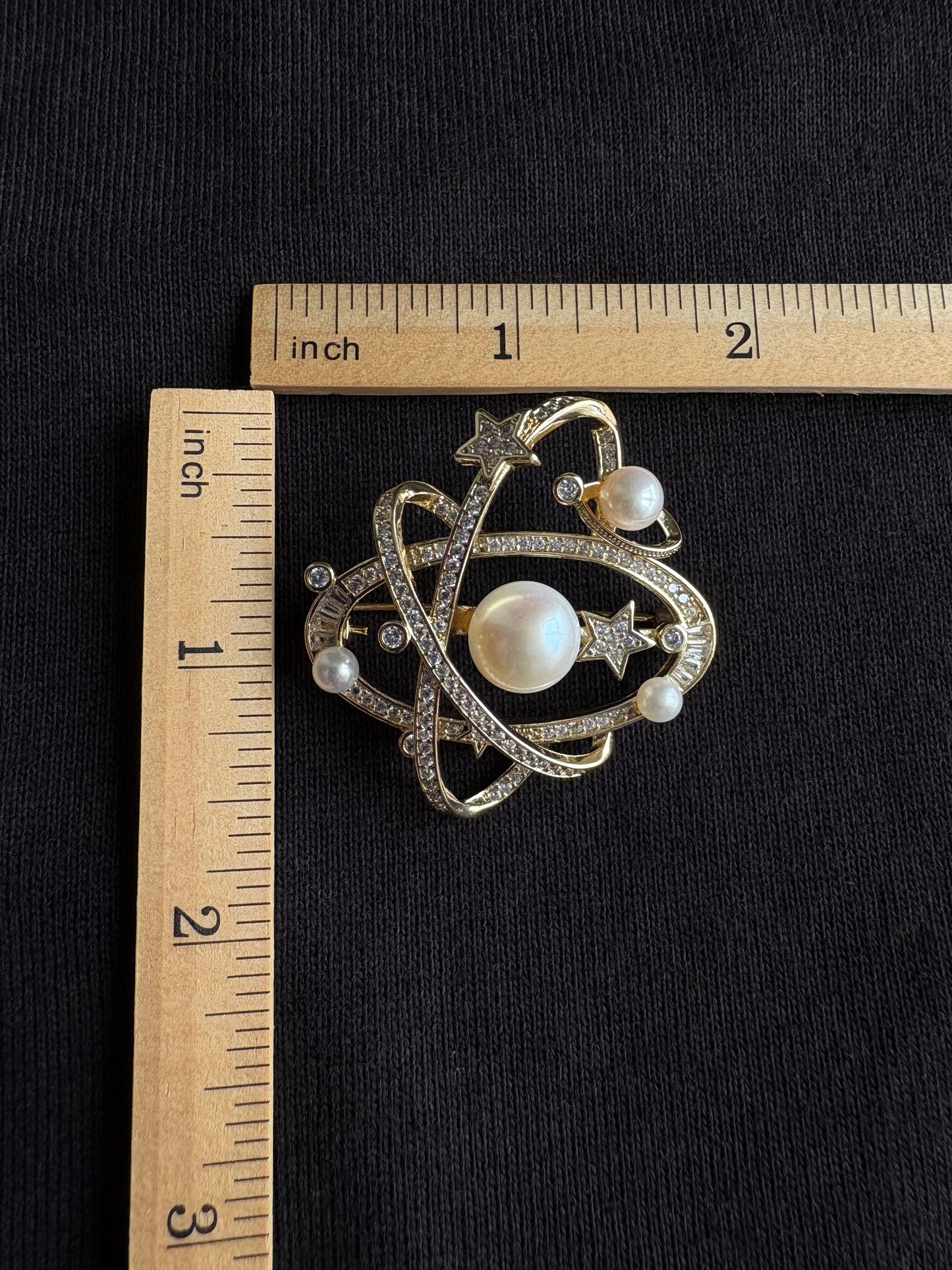 Freshwater pearl universal brooch pendant