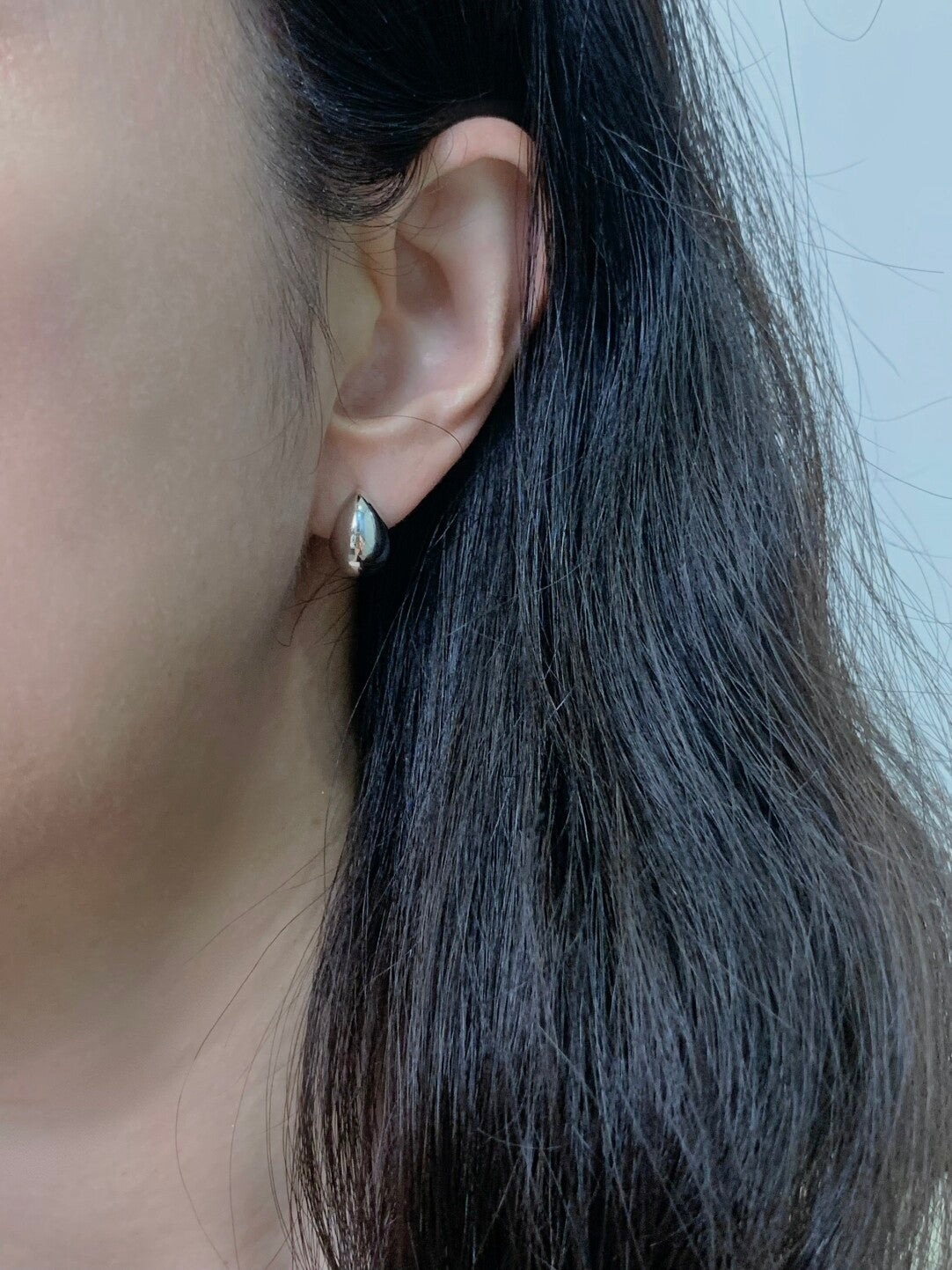 Gold/silver bean shoe-shaped gold ingot studs earrings,gift for her,anniversary gift,birthday gift,gift for girlfriend,gift for mom/grandma