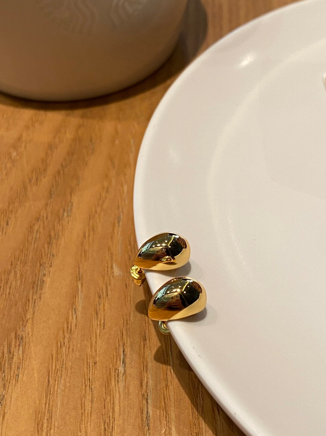 Gold/silver bean shoe-shaped gold ingot studs earrings,gift for her,anniversary gift,birthday gift,gift for girlfriend,gift for mom/grandma