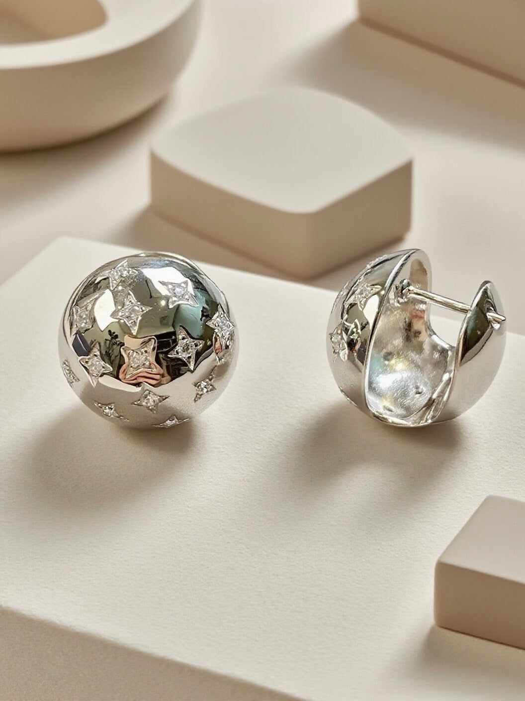 Gold/silver ball studs earrings,gift for her,anniversary gift,birthday gift,gift for girlfriend,gift for mom/grandma