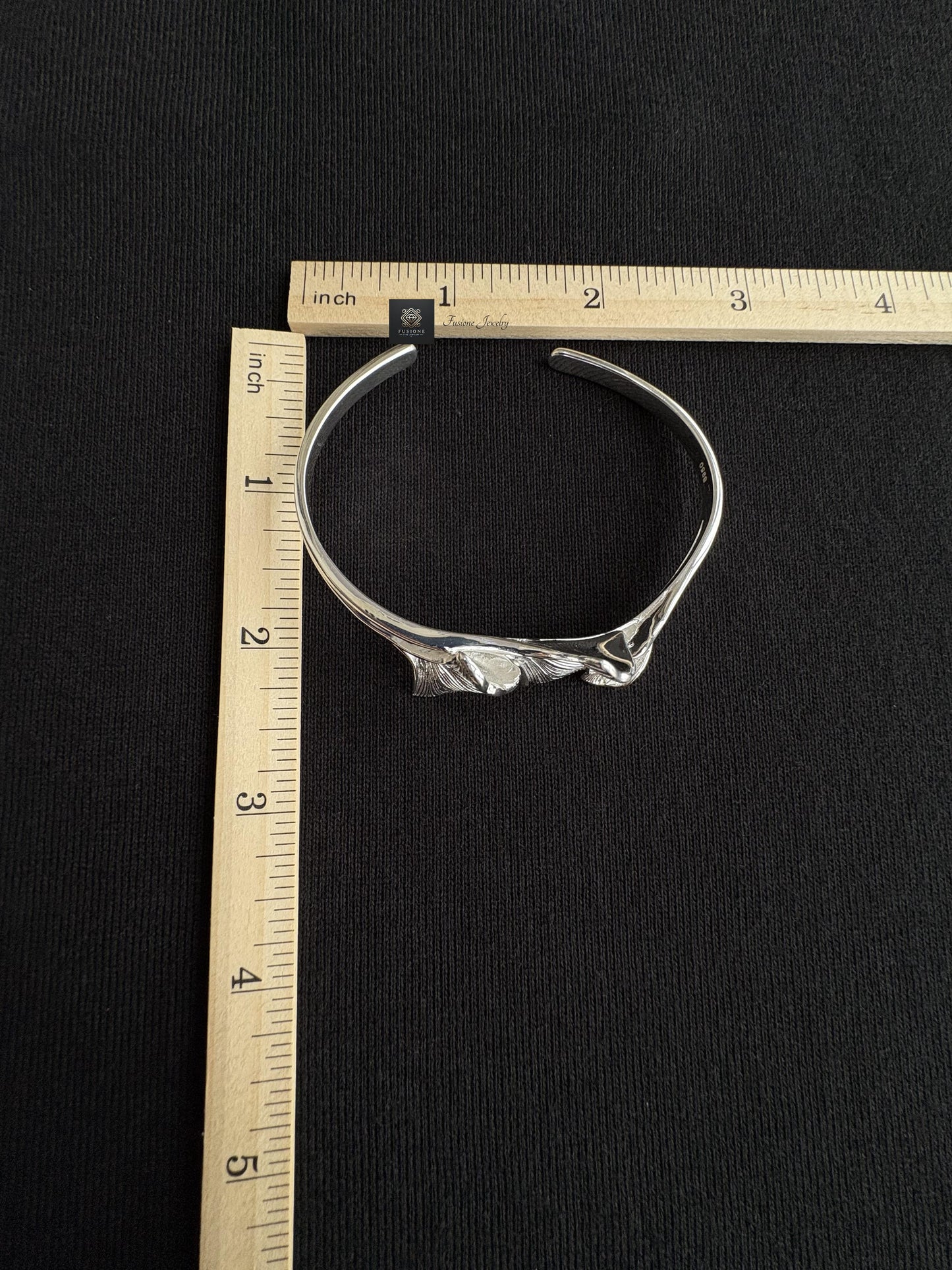 Adjustable S925 Silver ginkgo bracelet