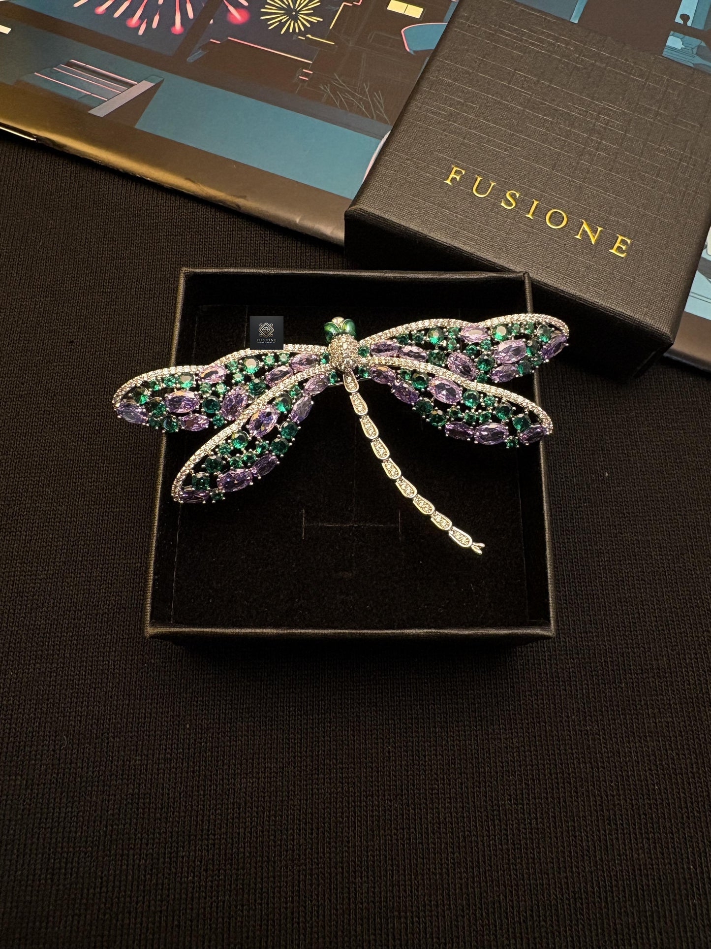 Dragonfly brooch Pendant