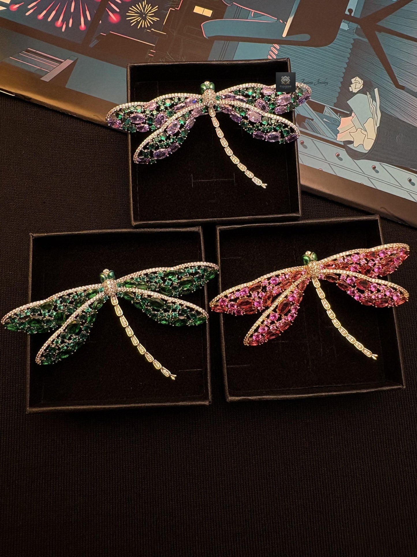 Dragonfly brooch Pendant