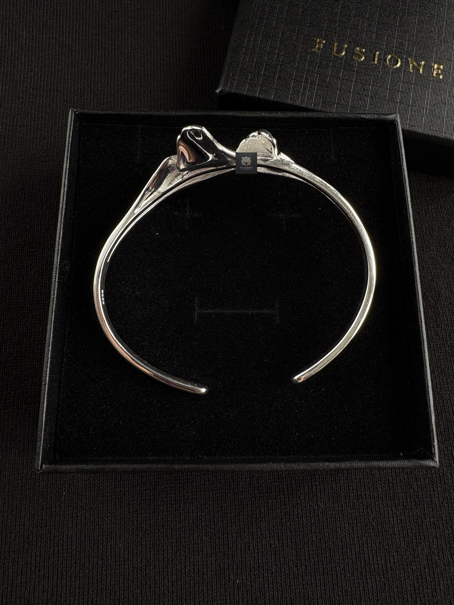 Adjustable S925 Silver ginkgo bracelet