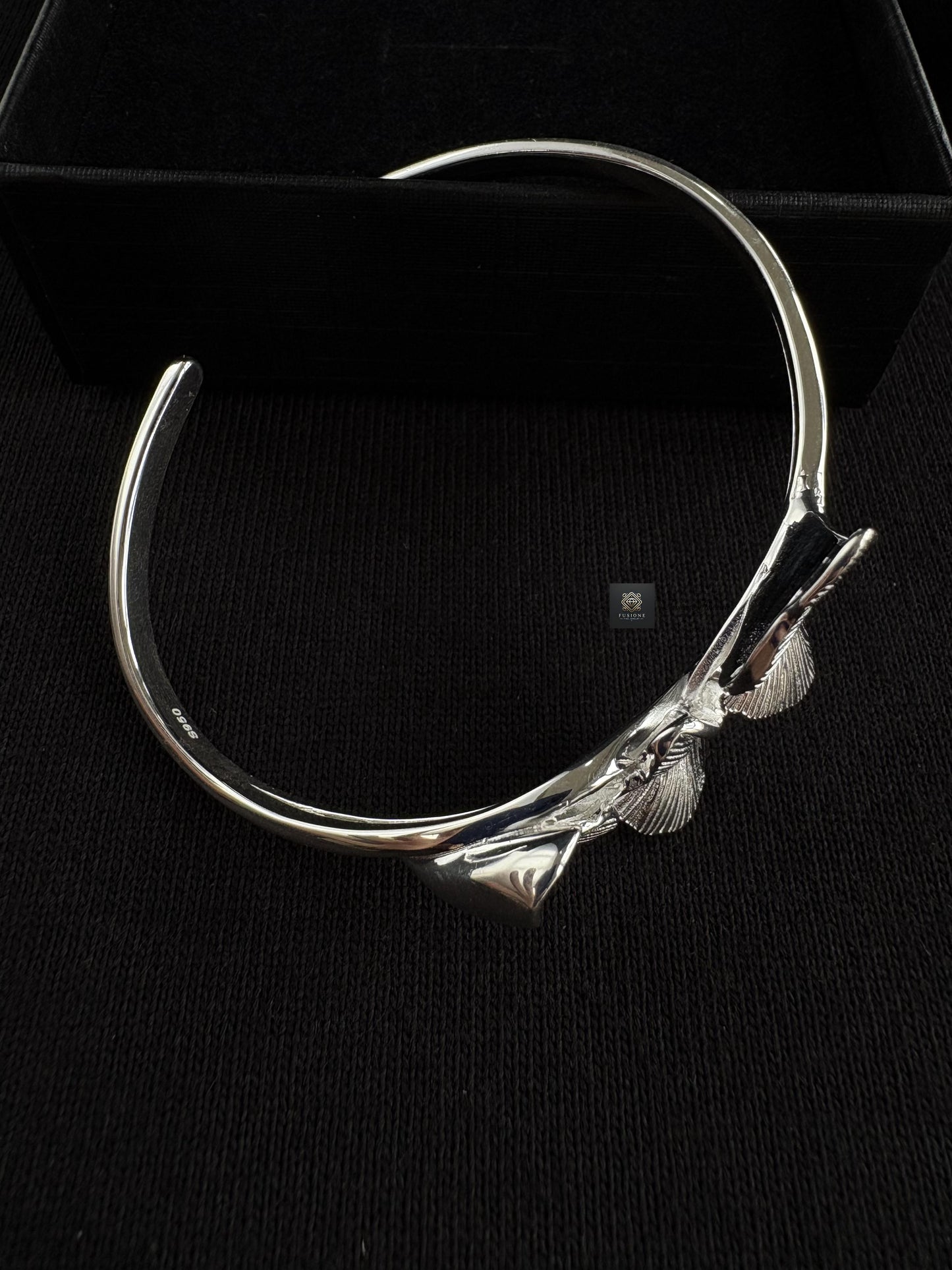 Adjustable S925 Silver ginkgo bracelet