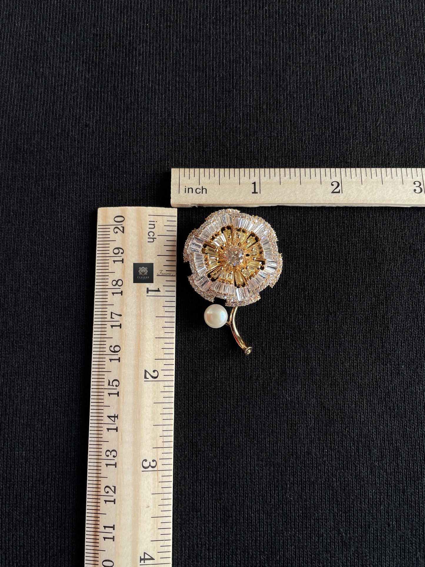Freshwater Pearl Dandelion brooch Pendant