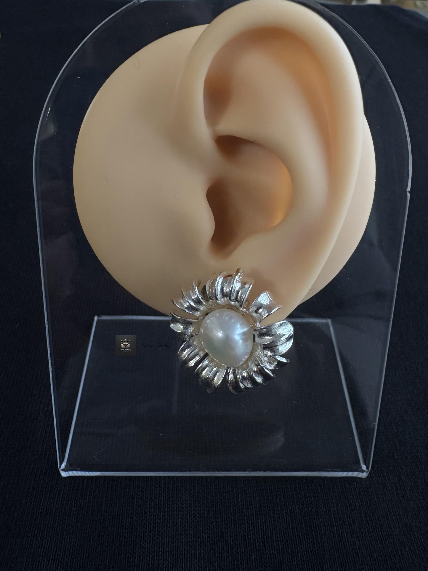 S925 Silver White Baroque Pearl Daisy Studs,Earrings,Brooch, Pendant
