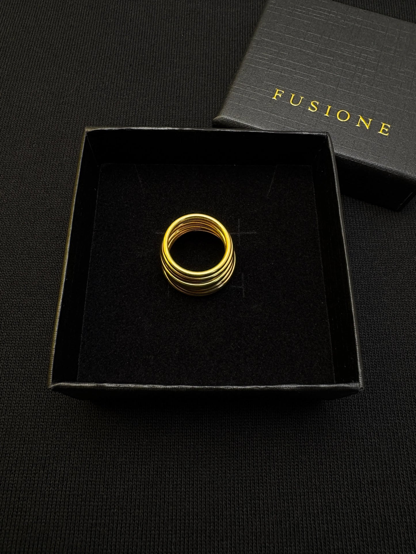 Minimalist 24k solid gold ring,Lasting Value,3D hard gold technology