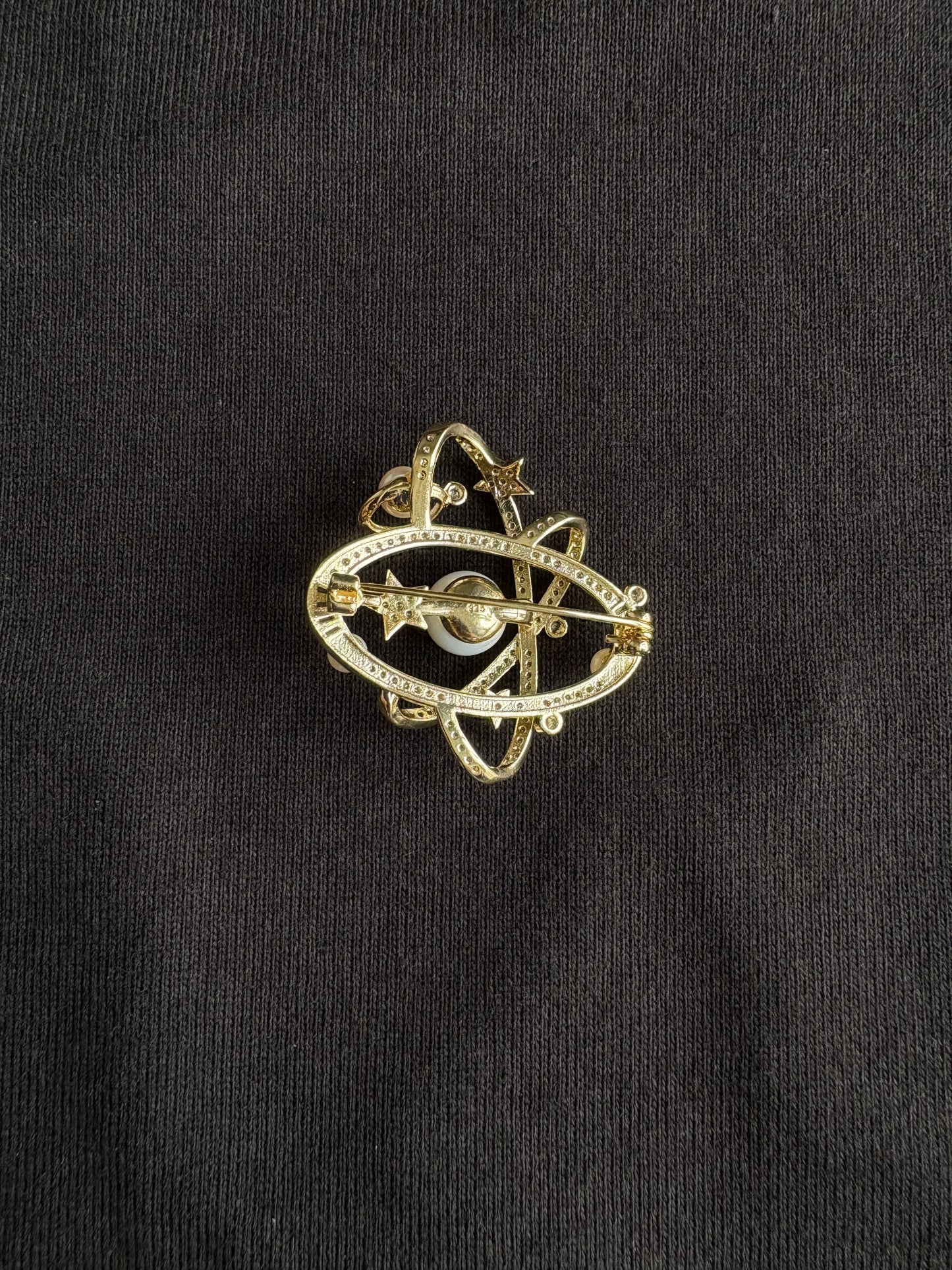Freshwater pearl universal brooch pendant