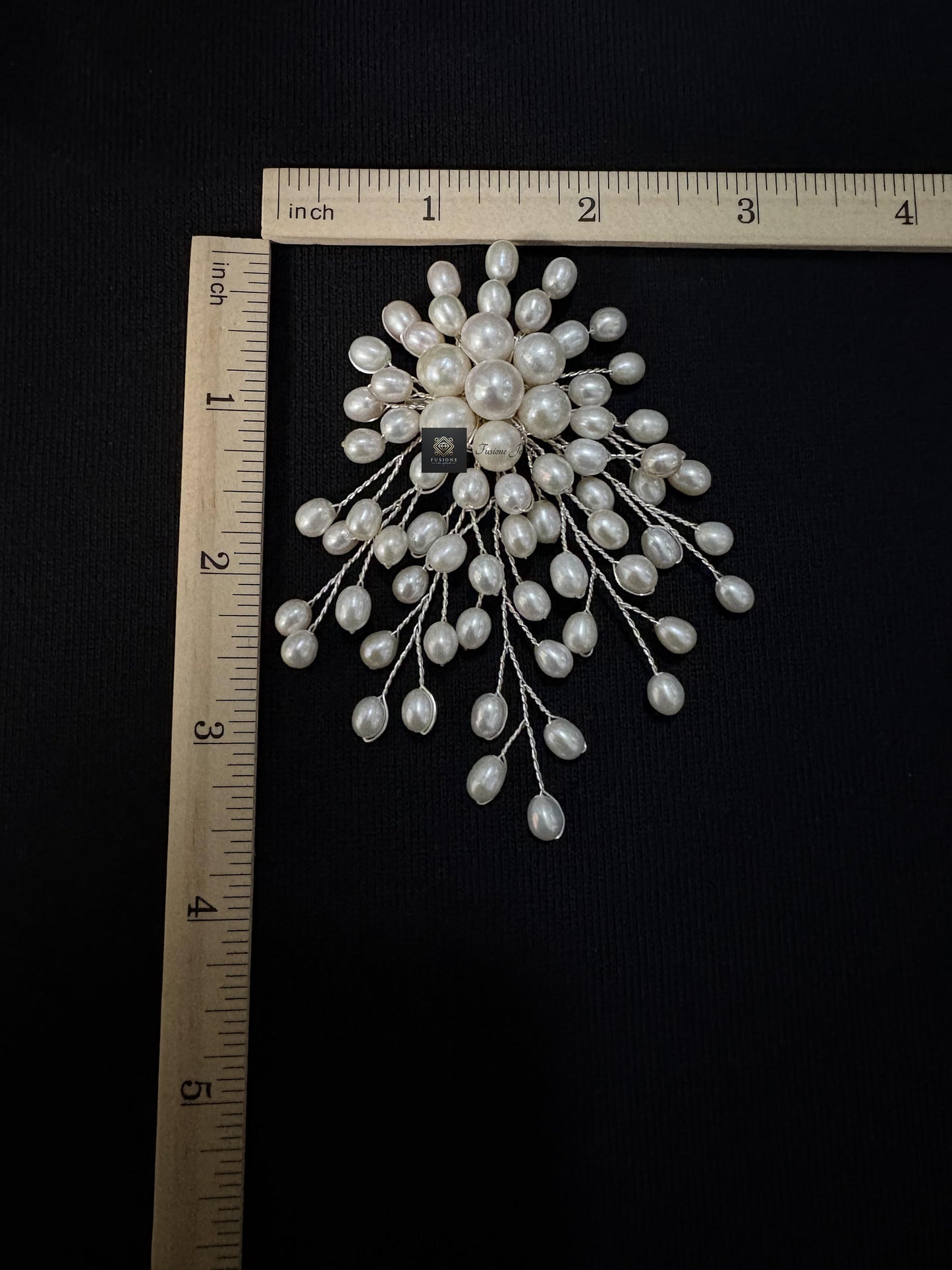 White Freshwater Pearl Brooch Pendant